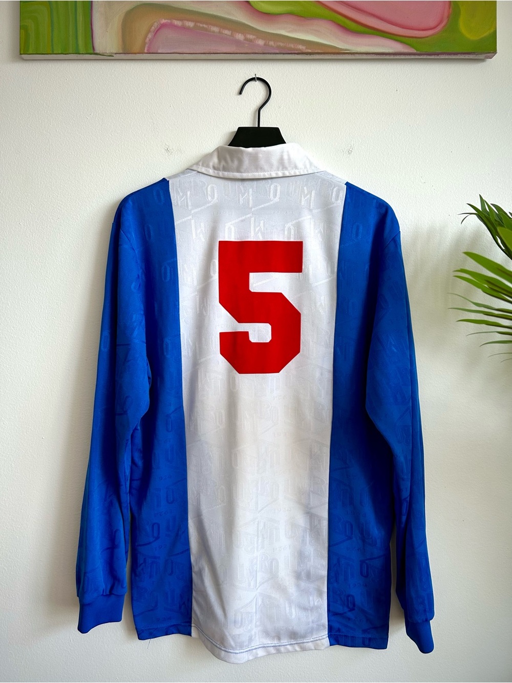 Vintage 1990s Umbro Canterbury English Club LS Jersey - Picture 2 of 8